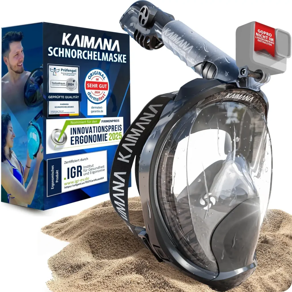 Kaimana Schnorchelmaske – Titelbild im Schnorchelmaske Test 2025